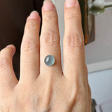 2.37cts Icy A-Grade Natural Blue Jadeite Oval Cabochon No.130355