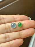 1.68cts Icy A-Grade Natural Green Jadeite Oval Cabochon No.180431A