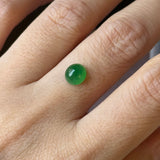 1.68cts Icy A-Grade Natural Green Jadeite Oval Cabochon No.180431A