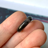 SOLD OUT: A-Grade Natural Black Jadeite Bagel Piece No.172156