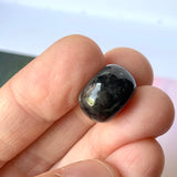 A-Grade Natural Black Jadeite Barrel Pendant No.172153
