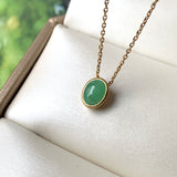 A-Grade Apple Green Jadeite MINI.malist Pendant No.172158