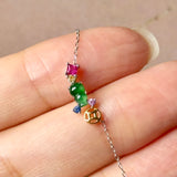Icy Hulu Jadeite Lucky Charm Necklace No. 173026