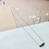 Icy Hulu Jadeite Lucky Charm Necklace No. 173026