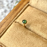 A-Grade Natural Imperial Green Jadeite MINI.malist Single Stud Earring No.180730