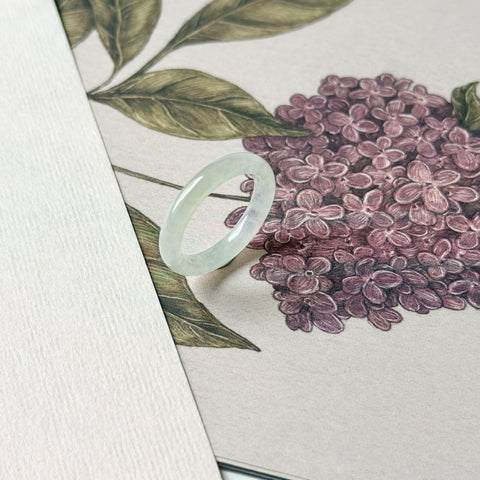 Slim Cut Jade Ring Band