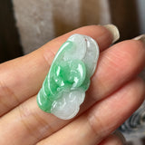 A-Grade Moss on Snow Jadeite Ruyi Pendant No. 170968