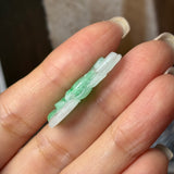A-Grade Moss on Snow Jadeite Ruyi Pendant No. 170968