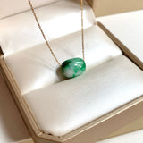 SOLD OUT: A-Grade Natural Imperial Floral Jadeite Barrel No. 172553