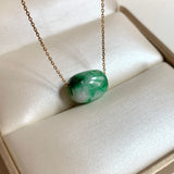 SOLD OUT: A-Grade Natural Imperial Floral Jadeite Barrel No. 172553