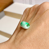 SOLD OUT: A-Grade Natural Imperial Floral Jadeite Barrel No. 172553