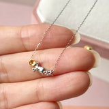 Icy Hulu Jadeite Lucky Charm Necklace No. 173027