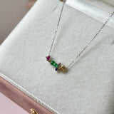 Icy Hulu Jadeite Lucky Charm Necklace No. 173028