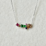 Icy Hulu Jadeite Lucky Charm Necklace No. 173028