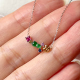Icy Hulu Jadeite Lucky Charm Necklace No. 173028