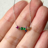 Icy Hulu Jadeite Lucky Charm Necklace No. 173028