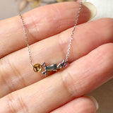 Icy Hulu Jadeite Lucky Charm Necklace No. 173028
