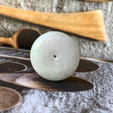 A-Grade Natural Light Lavender Green Jadeite Donut No.172162