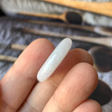 A-Grade Natural Light Lavender Green Jadeite Donut No.172162