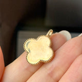A-Grade Imperial Green Jadeite Clover Pendant No. 172720