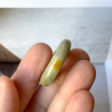 A-Grade Natural Yellow Green Jadeite Donut No.172164