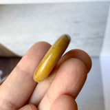 A-Grade Natural Yellow Green Jadeite Donut No.172164