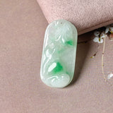 A-Grade Moss On Snow Sparrow Peach Pendant No. 171117