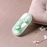 A-Grade Moss On Snow Sparrow Peach Pendant No. 171117