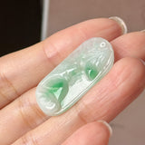 A-Grade Moss On Snow Sparrow Peach Pendant No. 171117