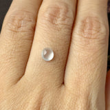0.61cts Highly Icy A-Grade Natural Jadeite Oval Cabochon No. 130509