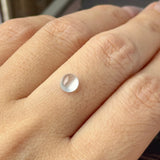 0.61cts Highly Icy A-Grade Natural Jadeite Oval Cabochon No. 130509