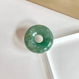 SOLD OUT: A-Grade Natural Bluish Green Jadeite Bagel Piece No. 172533