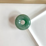 SOLD OUT: A-Grade Natural Bluish Green Jadeite Bagel Piece No. 172533