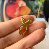 SOLD OUT: A-Grade Jadeite Carrot Charm No.172189