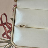 Icy A-Grade Natural Jadeite MINI.malist Stud Earrings No. 180085