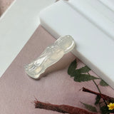 Icy A-Grade Natural Jadeite Goddess of Mercy Pendant No. 172256