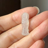 Icy A-Grade Natural Jadeite Goddess of Mercy Pendant No. 172256