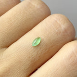 0.2cts Icy A-Grade Natural Apple Green Jadeite Marquise No. 130510