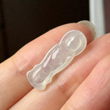 Icy A-Grade Natural Jadeite Goddess of Mercy Pendant No. 172256