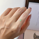 0.2cts Icy A-Grade Natural Apple Green Jadeite Marquise No. 130510