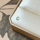 0.40cts Highly Icy A-Grade Natural Light Green Jadeite Oval Cabochon No.130511