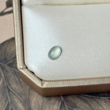 0.40cts Highly Icy A-Grade Natural Light Green Jadeite Oval Cabochon No.130511