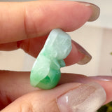 A-Grade Natural Moss On Snow Jadeite Buddha Pendant No.172723