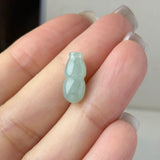 A-Grade Light Green Jadeite Hulu (Calabash) Pendant No. 172725