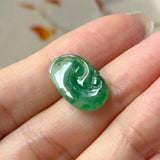 A-Grade Imperial Green Jadeite Ruyi Pendant No. 172727