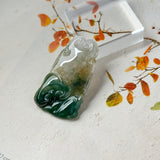 A-Grade Tri-Colour Jadeite Ruyi Pendant No. 172728