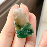 A-Grade Tri-Colour Jadeite Ruyi Pendant No. 172728
