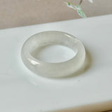 17.2mm A-Grade Natural Light Pink Jadeite Ring Band No.162475