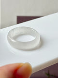 17.2mm A-Grade Natural Light Pink Jadeite Ring Band No.162475
