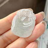 A-Grade Jadeite Ruyi Pendant No. 172731